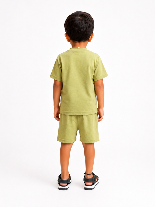 Boy's Co-ord set Sage green