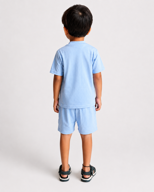 Boy's Co-ord set Light blue