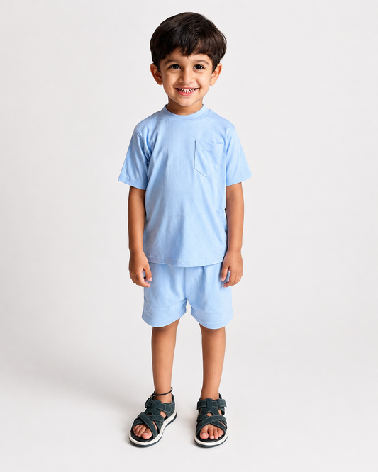Boy's Co-ord set Light blue